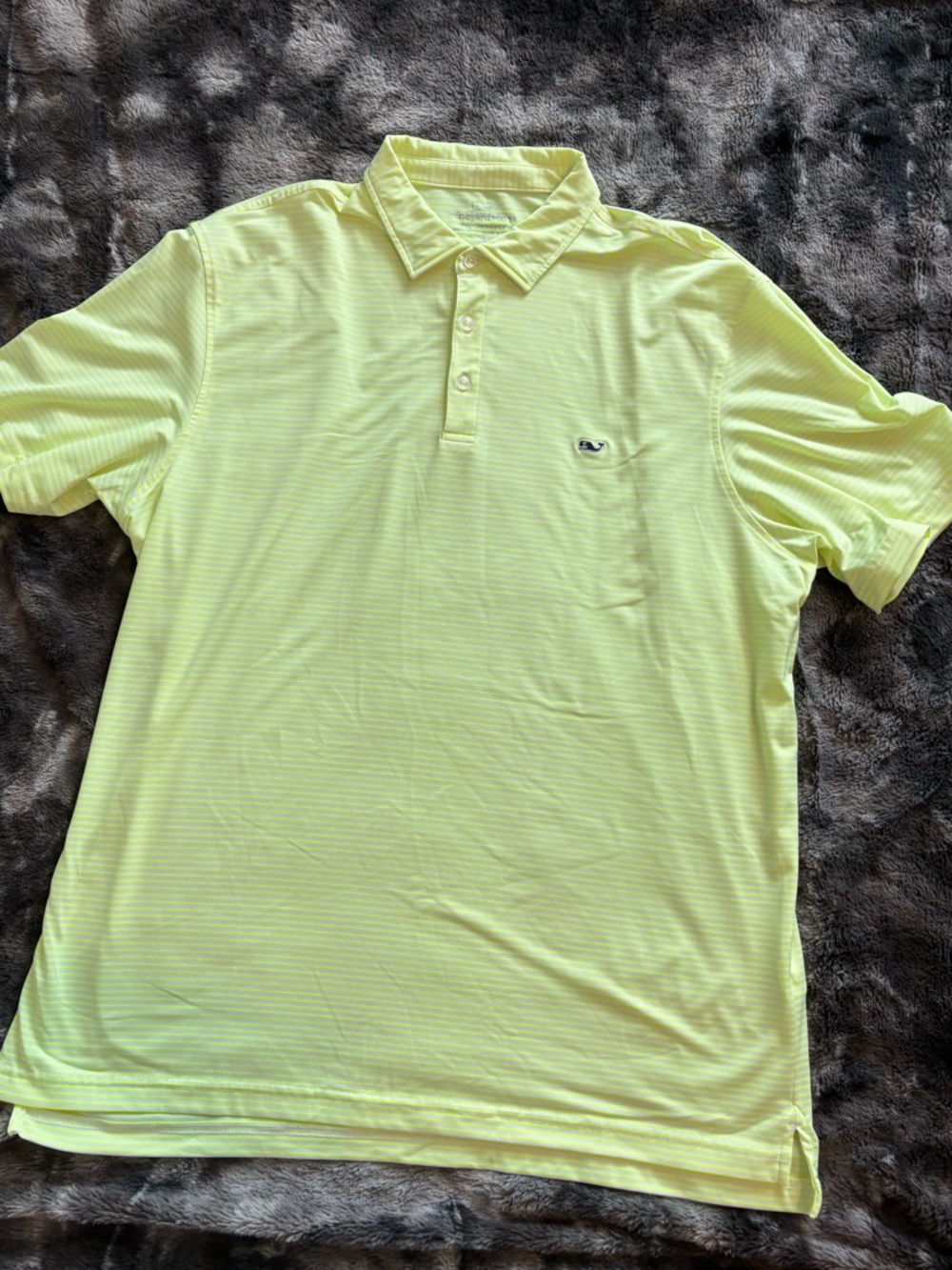 Vineyard Vines Performance Polo Shirt - Neon Yellow
